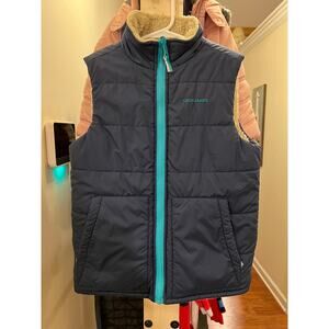 Cody James Boys Sherpa Lined Puffer Vest Blue Teal Zip Size 6